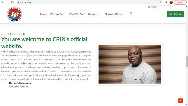 Dichotomy of CRIN Websites